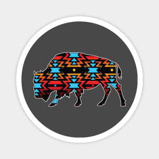 Bison Pattern - 7 Magnet